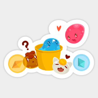 Slime Friends Sticker